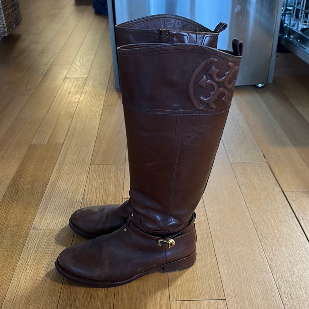 Tory Burch riding boots, size 9